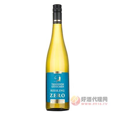 蓝菲·跳舞小猫雷司令无醇白葡萄