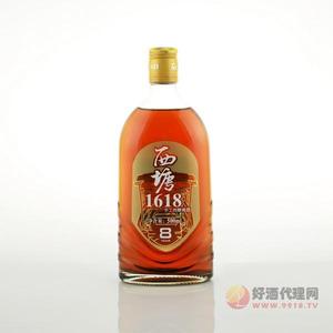 8年西塘1618手工纯酿黄酒（金标透明标）500ml