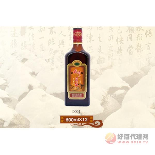 咸亨玻瓶系列D004-500ml