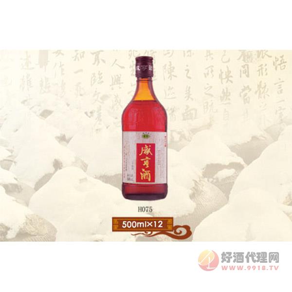 咸亨玻瓶系列H075-500ml