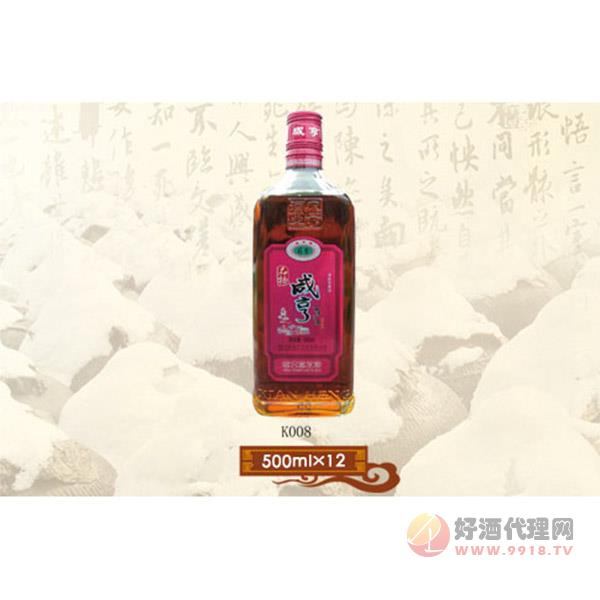 咸亨玻瓶系列K008-500ml