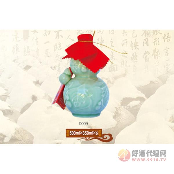 咸亨坛装瓷瓶系列D009-500ml