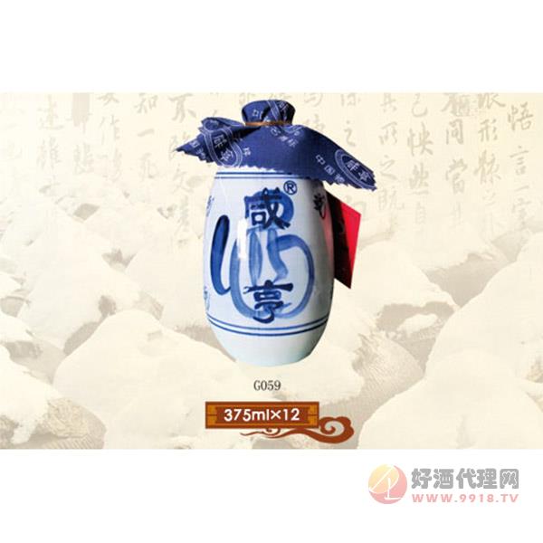 咸亨坛装瓷瓶系列G059-375ml