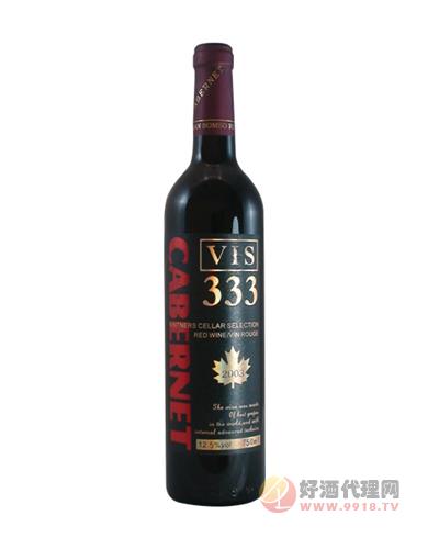威盛333精选赤霞珠干红葡萄酒