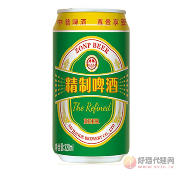 青岛青豪双罐精制啤酒320ml