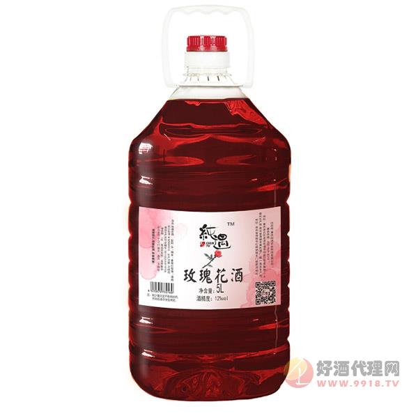 纯遇5L玫瑰花酒