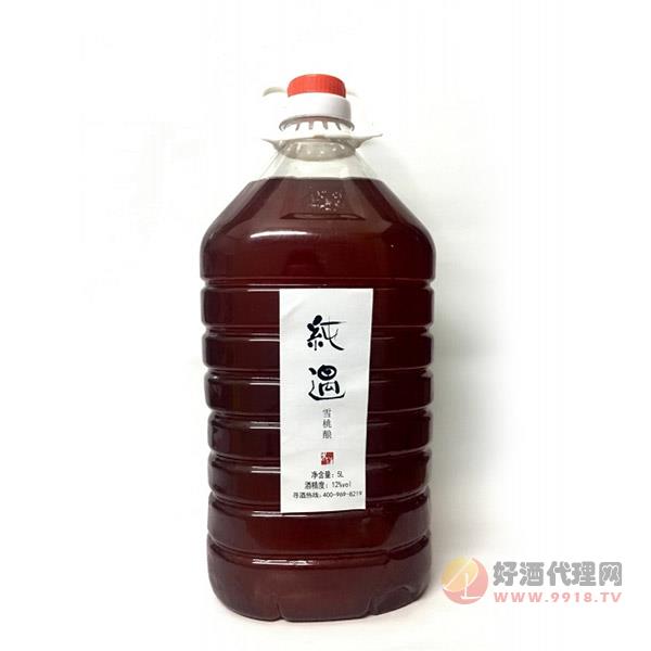 纯遇5L雪桃酿