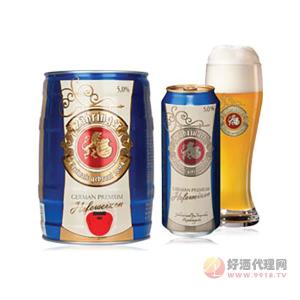巴登狮牌·浑浊型小麦啤酒5L