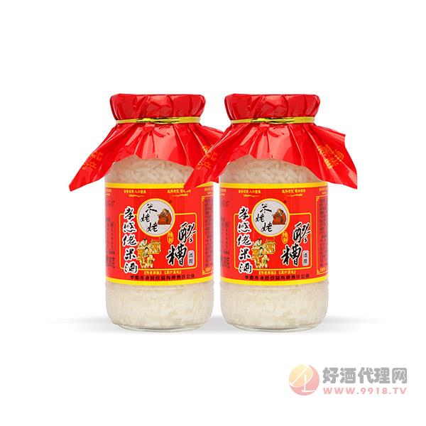 米姥姥孝感佬米酒380g瓶装