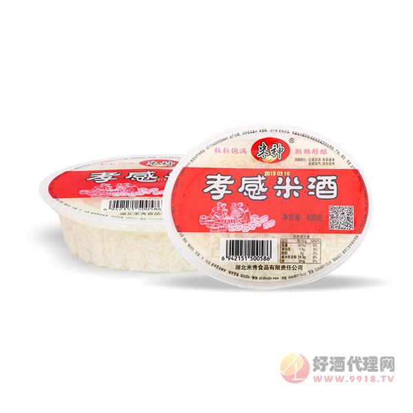 米神孝感佬米酒400g碗装