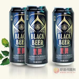 雪帝黑啤500ml易拉罐装