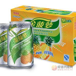 雪荔园金菠萝果啤320ml