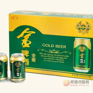 蓝舰金啤酒320ml