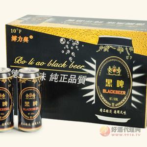 博力奥黑啤500ml箱装