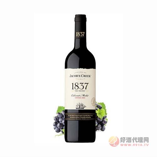 澳洲杰卡斯1837索威号加本纳梅洛干红葡萄酒