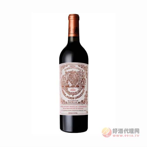 1855年梅多克列级二级酒庄 碧尚男爵城堡正牌干红葡萄酒2004年