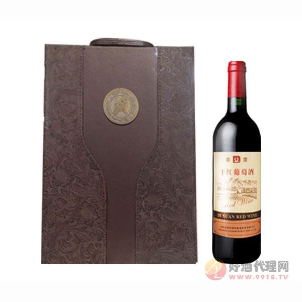 蒂萱干红葡萄酒皮质盒装