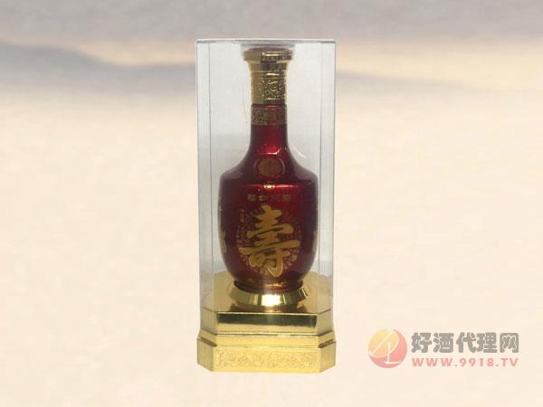 酒酒红寿字瓶白酒500ml