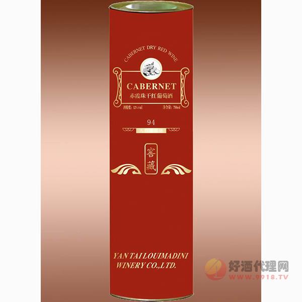 窖藏红桶干红葡萄酒