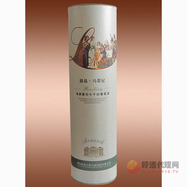尊爵雷司令干白圆筒葡萄酒