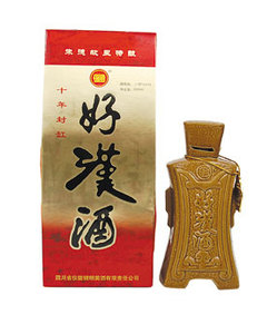 银明黄酒单盒好汉酒