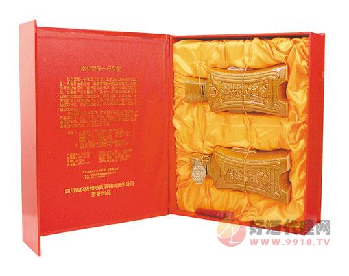银明黄酒精品礼盒好汉酒