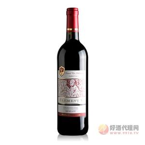克莱门五世梅洛红葡萄酒750ml