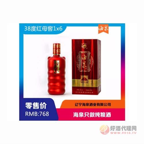 海泉白酒38°红母窖