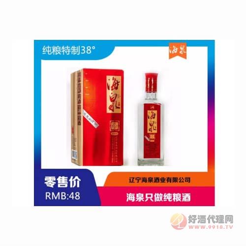 海泉白酒纯粮特质38°