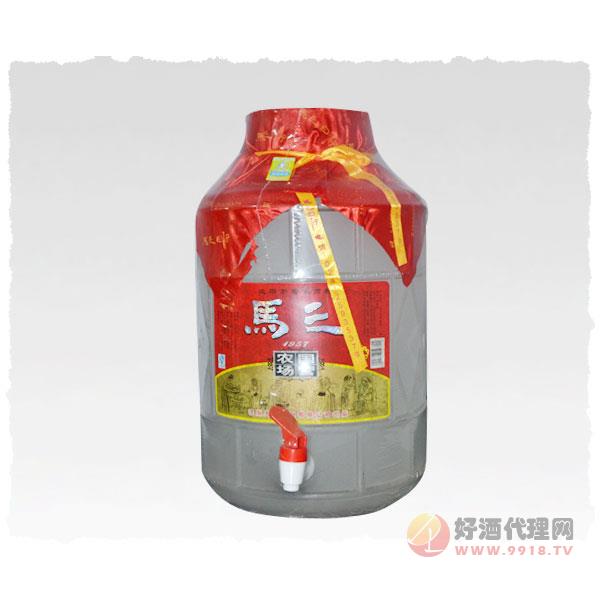 马三玻璃坛酒