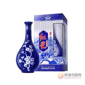 北京红星二锅头46度蓝花瓷500ml