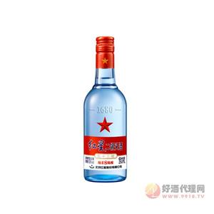 北京红星二锅头53度蓝瓶绵柔陈酿250ml