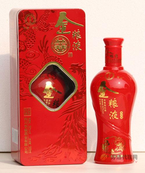 金粮液双喜酒盒装