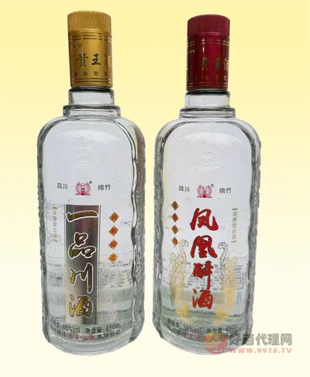 一品川酒45%vol-650mL-凤凰醉酒38%vol-650mL