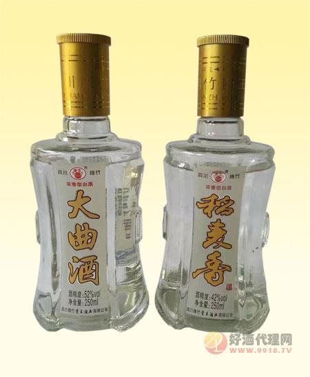 贵王大曲酒52%vol-2500mL-稻麦香42%vol-250mL