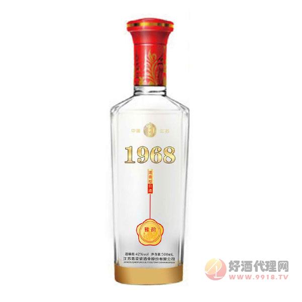 苏冠1968雅韵浓香型500ml光瓶