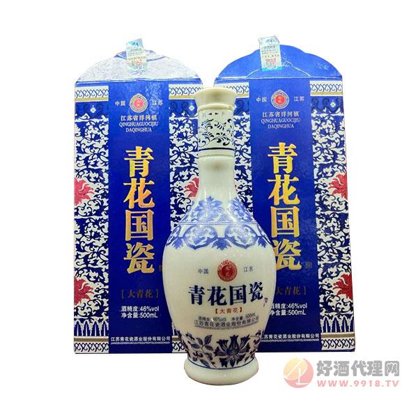 苏冠青花国瓷500ml