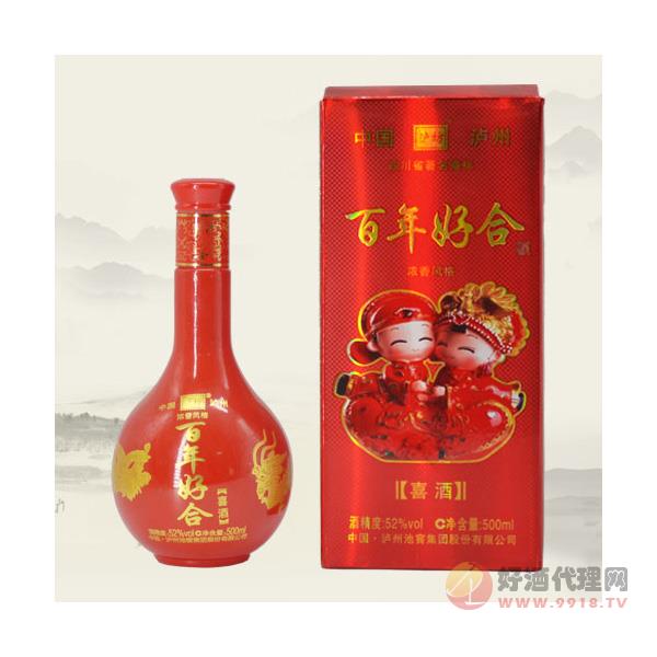 池窖泸坊百年好合喜酒500ml