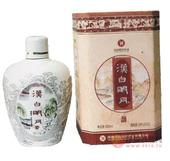 汉白明月白酒28度500ml