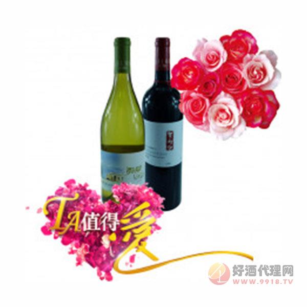 立兰酒庄-贺兰石干红葡萄酒+霞多丽干白葡萄酒