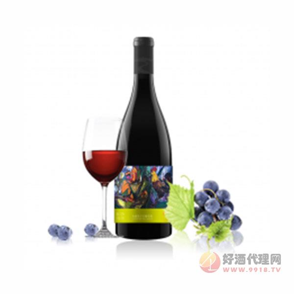 贺东庄园-油画系列赤霞珠干红葡萄酒