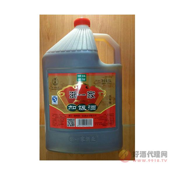 浙一家加饭酒5L