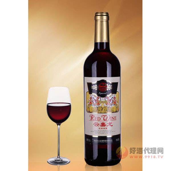 云嘉龙红葡萄酒750ml