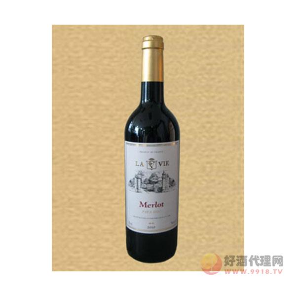 拉薇美乐干红2010葡萄酒