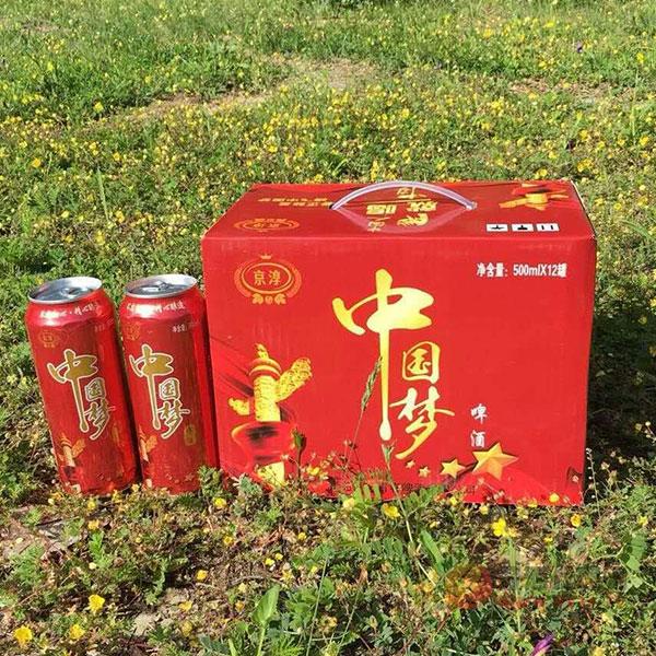 京淳中国梦啤酒500mlx12罐