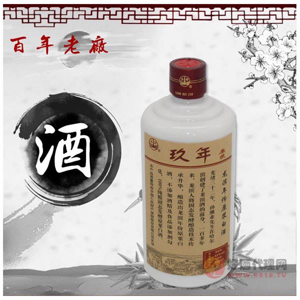 龙滨酒玖年原浆42度兼香白酒500ml