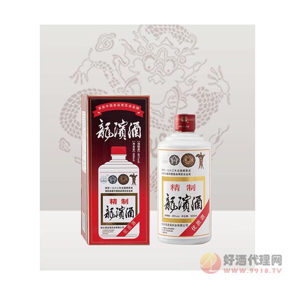龙滨精制龙滨45°白酒500ml