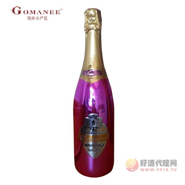 歌曼尼起泡酒粉瓶葡萄酒