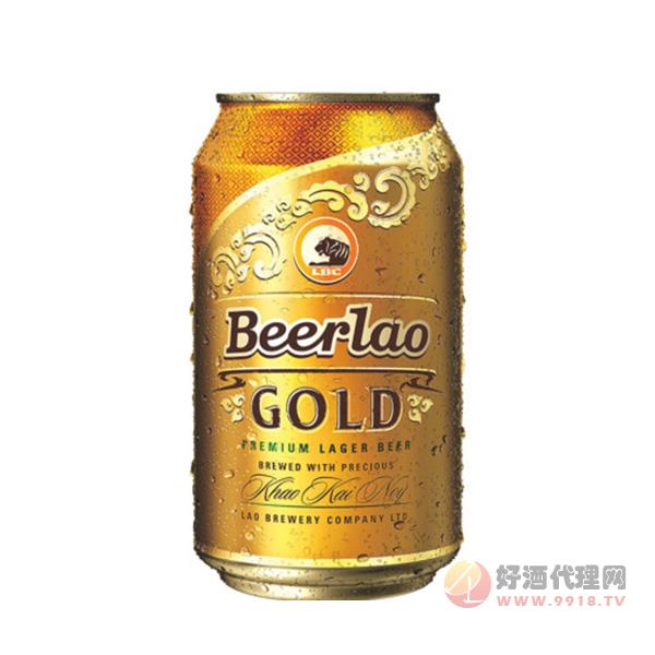 老挝金啤罐装330ml