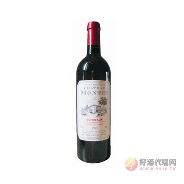 蒙特城堡波尔多干红葡萄酒